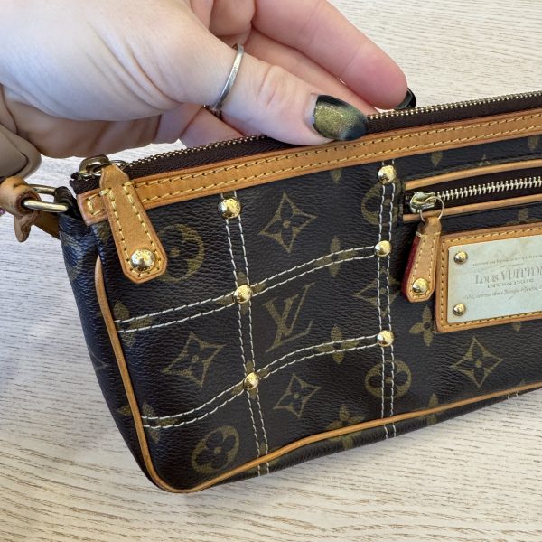 Louis Vuitton Monogram Riveting Pochette Accessories + Key Ring