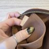 Louis Vuitton Monogram Riveting Pochette Accessories + Key Ring