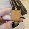 Louis Vuitton Monogram Riveting Pochette Accessories + Key Ring