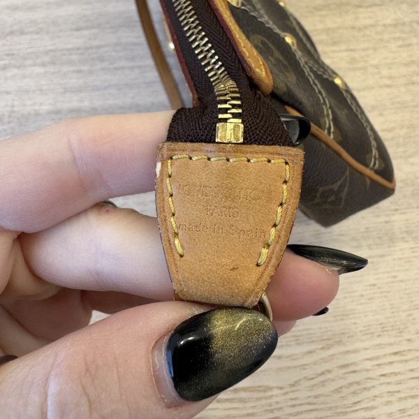 Louis Vuitton Monogram Riveting Pochette Accessories + Key Ring