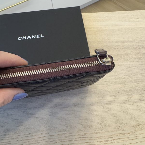 Chanel Classic O Case Clutch Quilted Lambskin Medium Black GHW