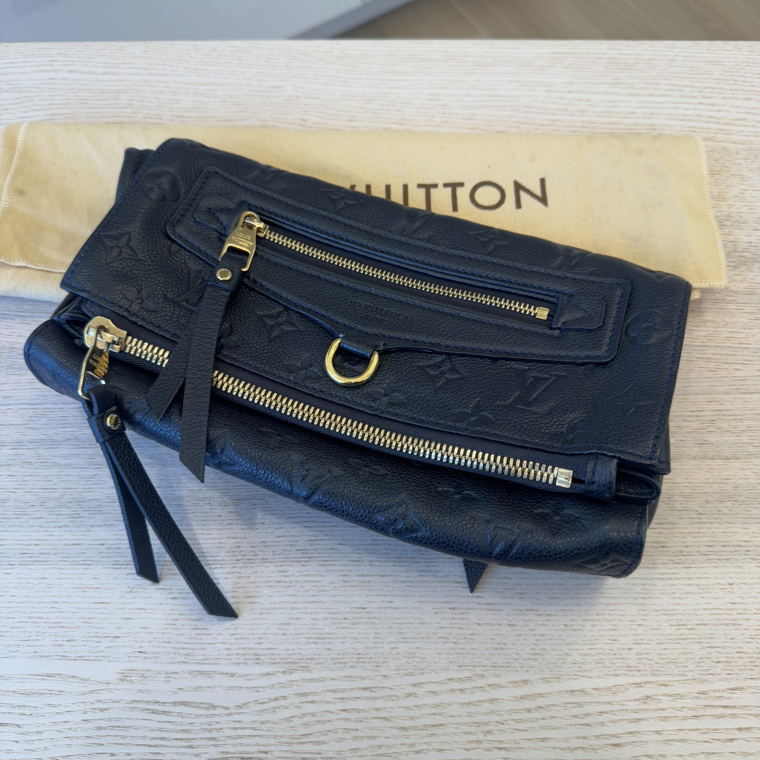 Louis Vuitton Empreinte Petillante Clutch Infini (Dark Navy)
