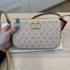 Valentino Garavani Mini Vlogo Embellished Faux Raffia Crossbody Bag