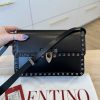 Valentino Garavani Rockstud23 Foldover Top Shoulder Bag