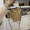 Valentino Garavani Beige VLogo Mini Bucket Bag