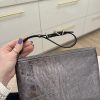 Givenchy Metallic Silver Voyou Pouch in Leather