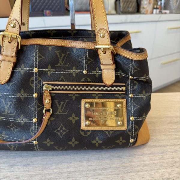 Louis Vuitton Limited Edition Monogram Canvas Riveting Bag
