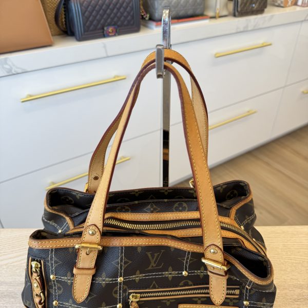 Louis Vuitton Limited Edition Monogram Canvas Riveting Bag
