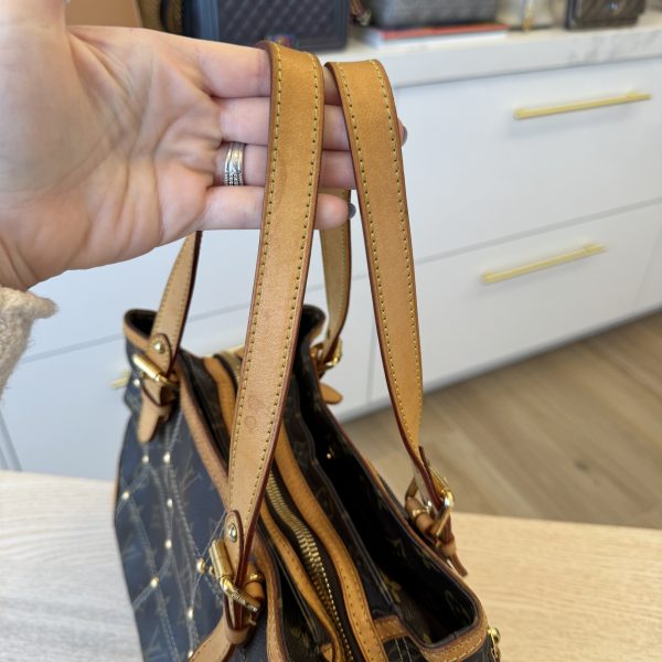 Louis Vuitton Limited Edition Monogram Canvas Riveting Bag