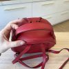 Gucci Calfskin Matelasse GG Marmont Backpack Red