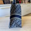Christian Dior Oblique Medium Book Tote Blue Multicolor