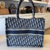 Christian Dior Oblique Medium Book Tote Blue Multicolor