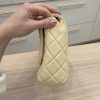 Chanel Washed Lambskin Quilted Jumbo Single Flap Bijoux Chain Ivory