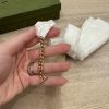 Gucci Blondie Medium Chain Wallet in Ivory Leather with Gold-Tone Hardware