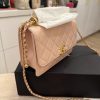 Chanel Calfskin Quilted Perfect Fit Flap Light Pink 24C