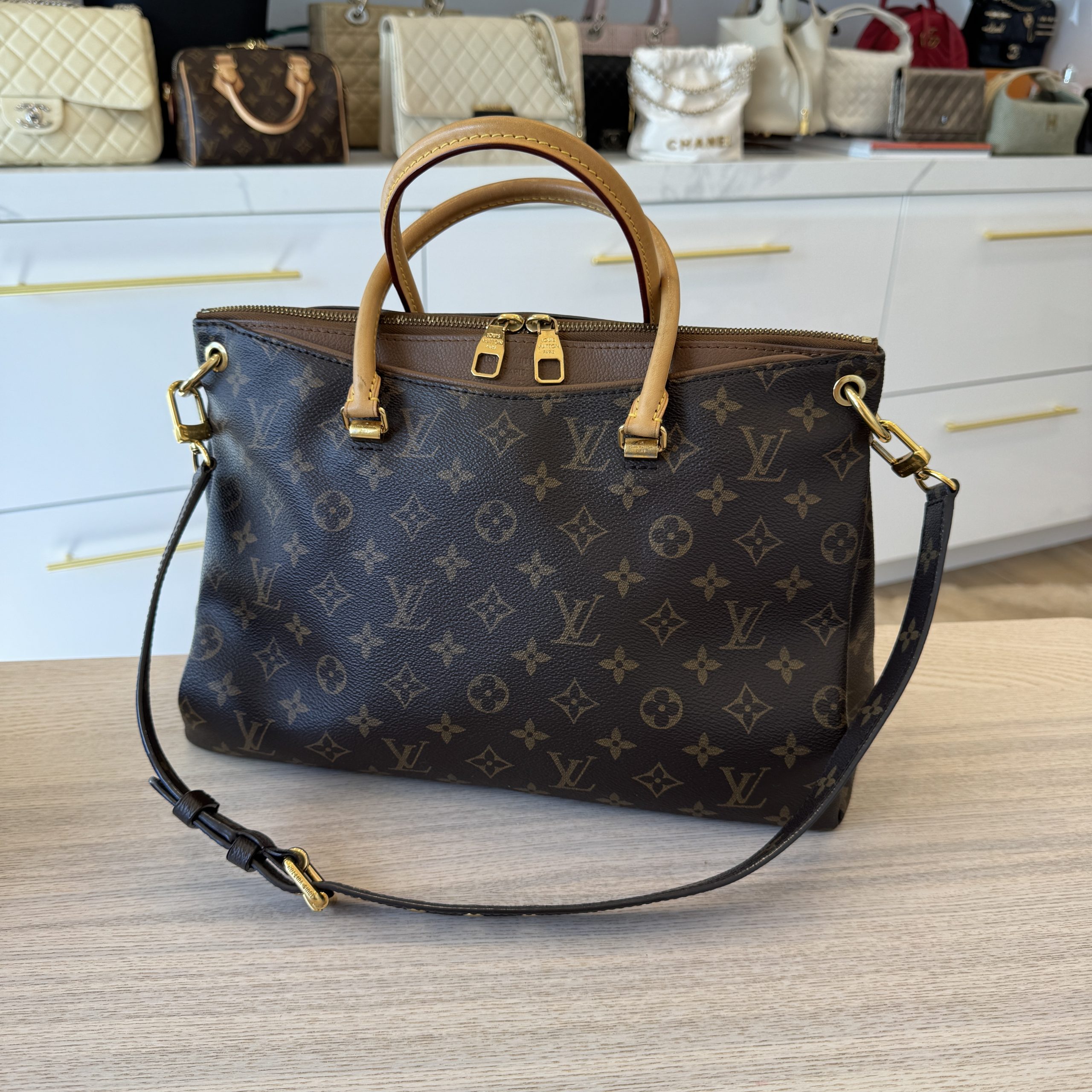 Louis Vuitton Monogram Pallas Havana