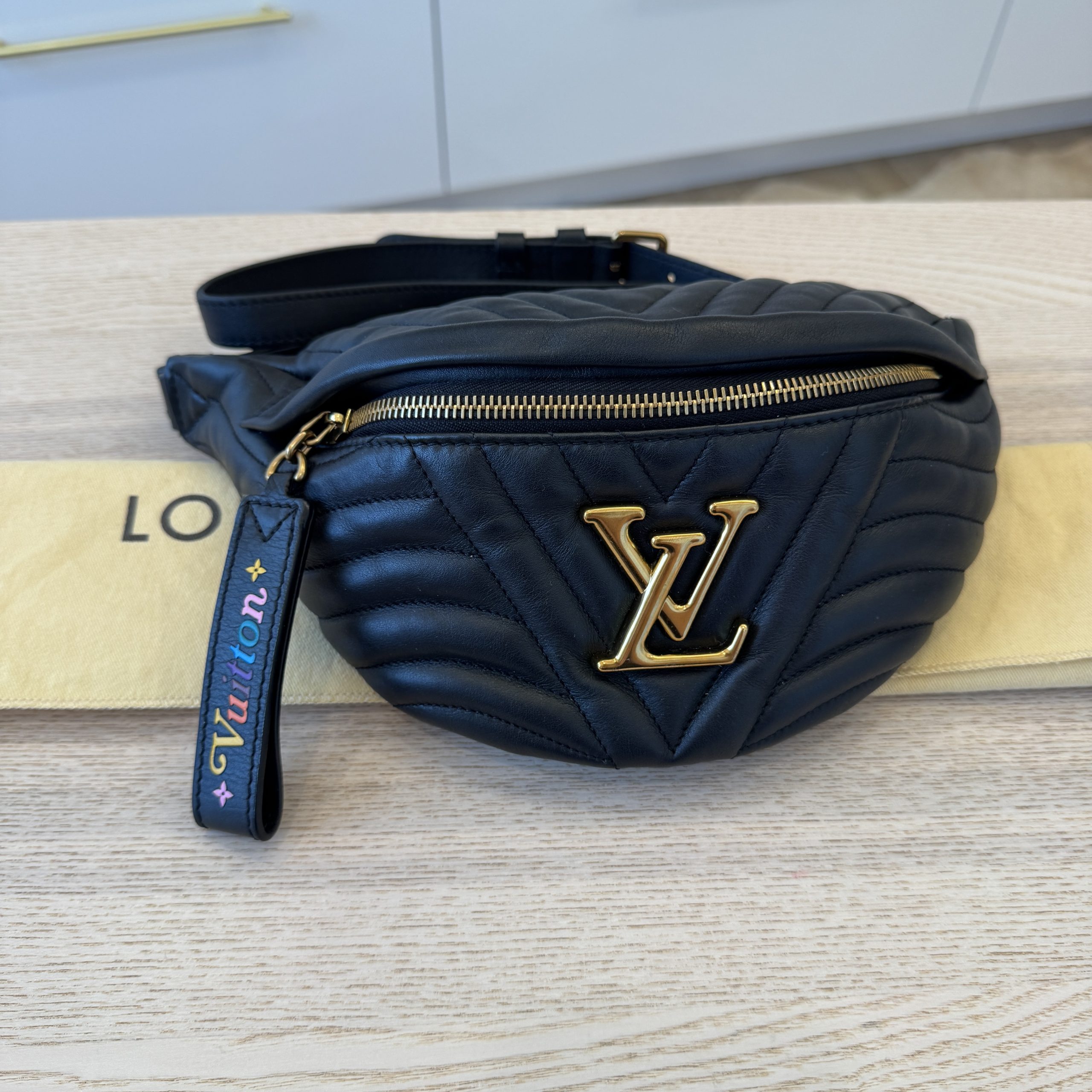 Louis Vuitton Monogram New Wave Bumbag Black