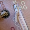 Chanel Pink Quilted Jersey Coco Printed Medium Double Flap Bag