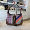 Gucci Jackie 1961 Geometric Print Small Shoulder Bag GG Supreme