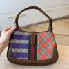 Gucci Jackie 1961 Geometric Print Small Shoulder Bag GG Supreme