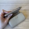 Loewe Anagram Small Vertical Wallet in Pebble Grained Calfskin