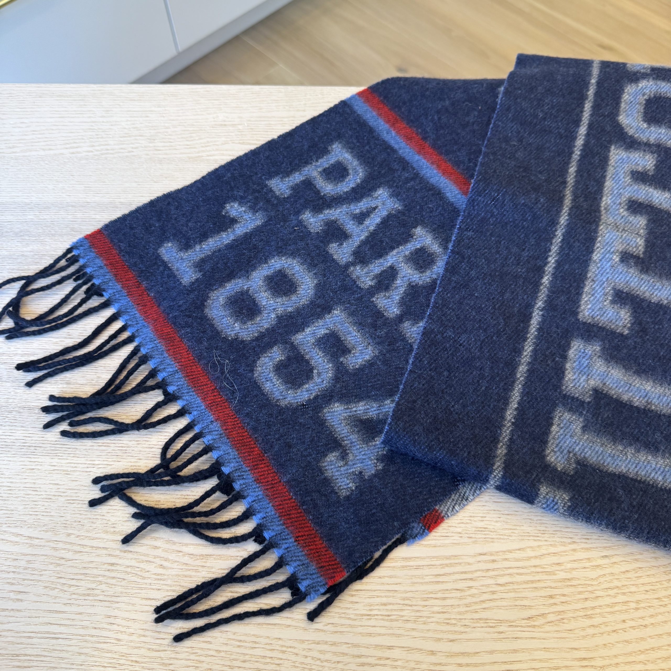 Louis Vuitton Navy Scarf