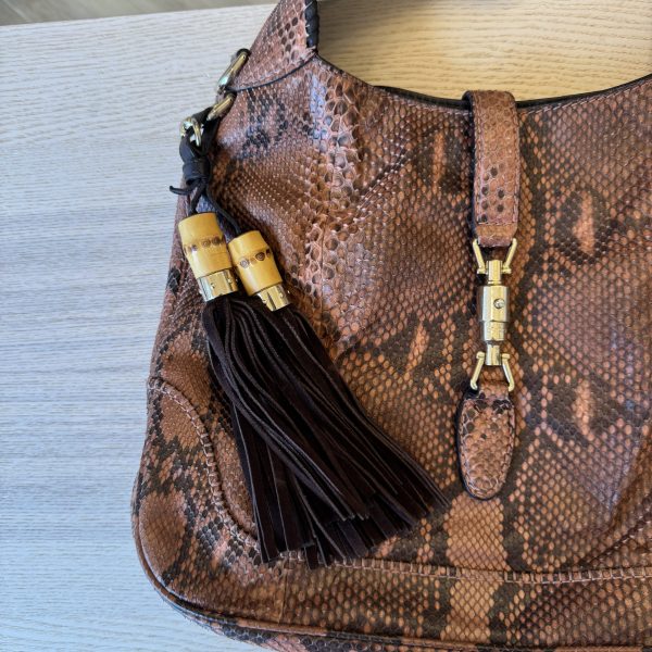 Gucci Large Python New Jackie Bag
