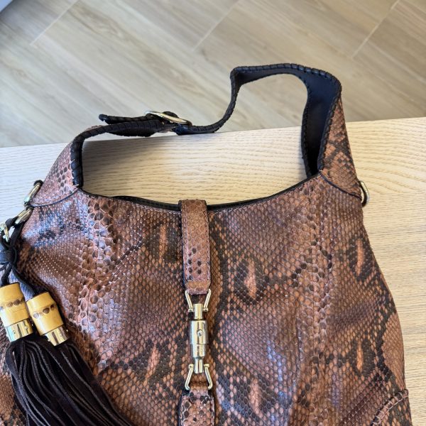 Gucci Large Python New Jackie Bag