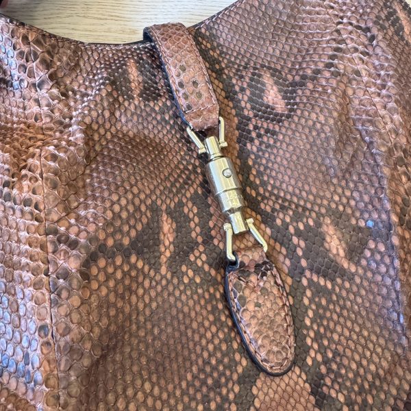 Gucci Large Python New Jackie Bag