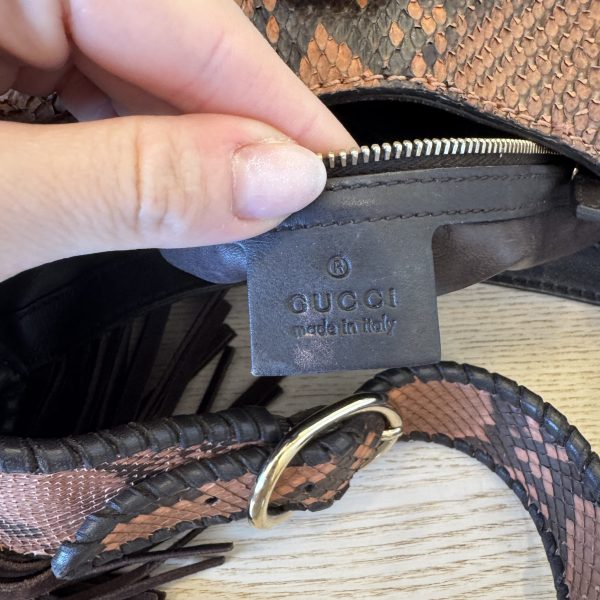 Gucci Large Python New Jackie Bag