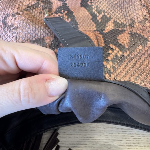 Gucci Large Python New Jackie Bag