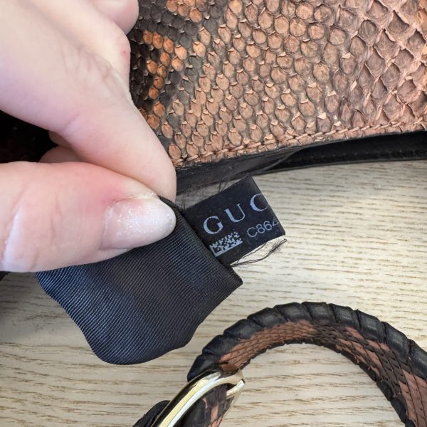 Gucci Large Python New Jackie Bag