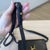 Saint Laurent (YSL) Smooth Calfskin Classic Monogram Small Kaia Satchel Black