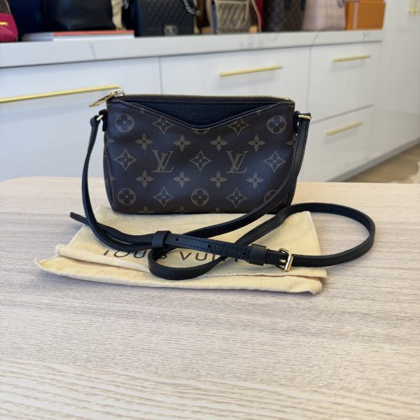 Louis Vuitton Monogram Pallas Uniformes Crossbody Black