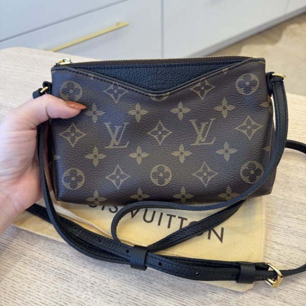 Louis Vuitton Monogram Pallas Uniformes Crossbody Black