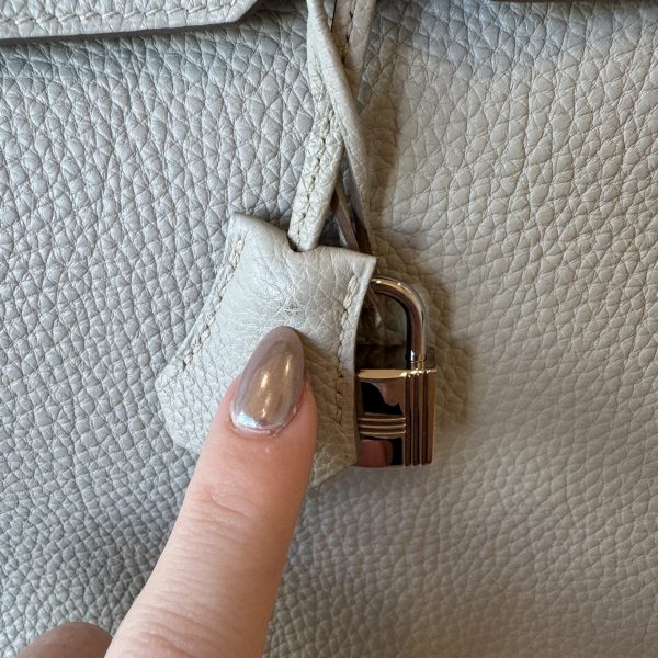 Hermes Togo Birkin 35 Gris Perle Silver Hardware