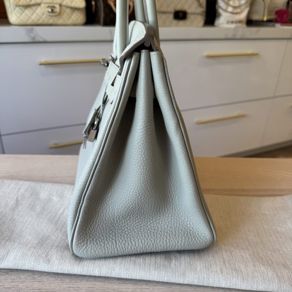 Hermes Togo Birkin 35 Gris Perle Silver Hardware