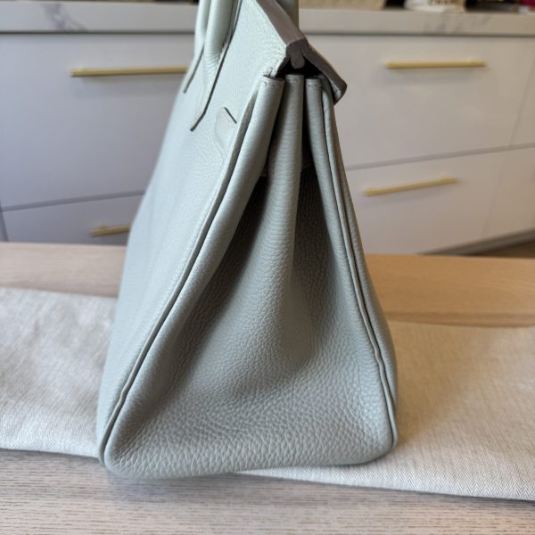 Hermes Togo Birkin 35 Gris Perle Silver Hardware