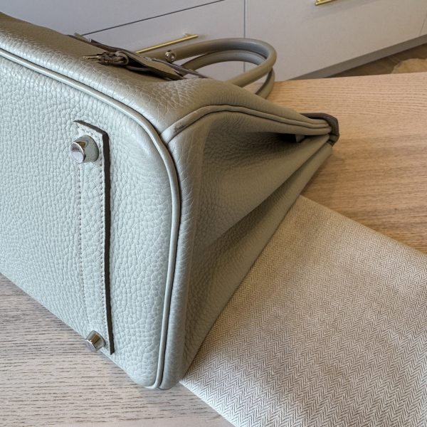 Hermes Togo Birkin 35 Gris Perle Silver Hardware