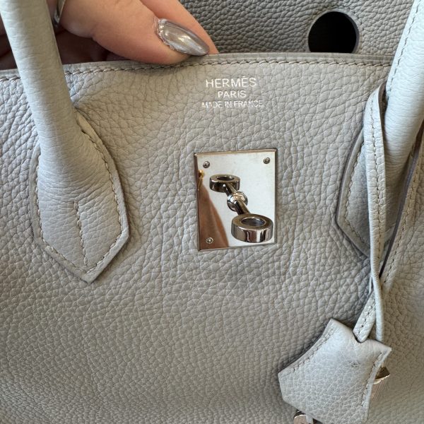 Hermes Togo Birkin 35 Gris Perle Silver Hardware