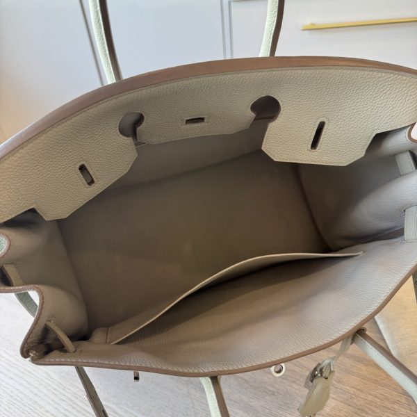 Hermes Togo Birkin 35 Gris Perle Silver Hardware