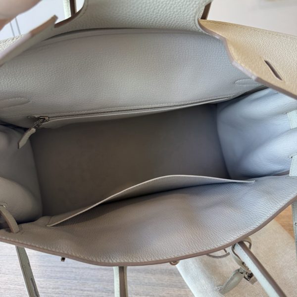 Hermes Togo Birkin 35 Gris Perle Silver Hardware