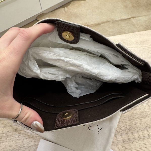Stella McCartney Logo Embroidered Shoulder Bag