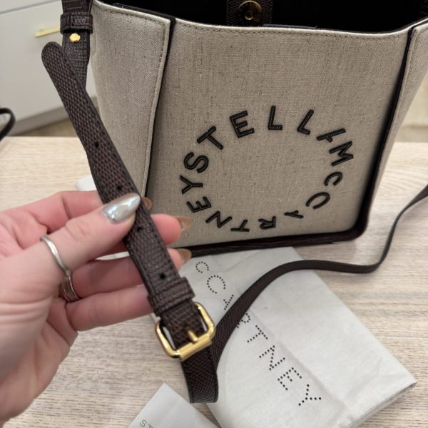 Stella McCartney Logo Embroidered Shoulder Bag
