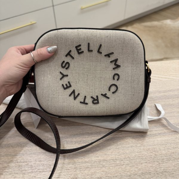 Stella McCartney Canvas Logo Camera Bag