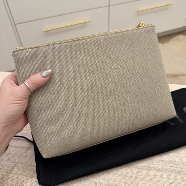 Givenchy Canvas Travel Pouch Pouch Wristlet