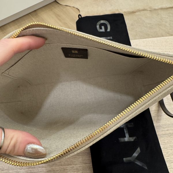 Givenchy Canvas Travel Pouch Pouch Wristlet