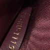 Christian Dior Saddle Chain Clutch Oblique Canvas Burgundy