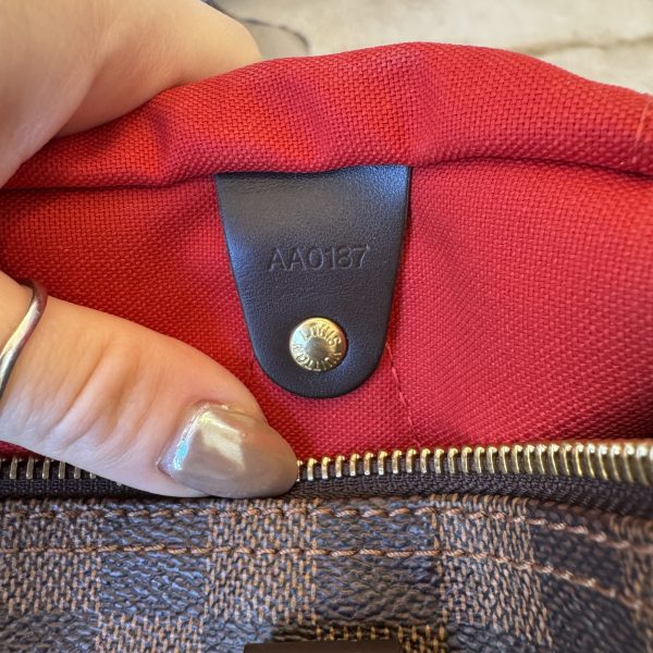 Louis Vuitton Damier Ebene Speedy 30 NM