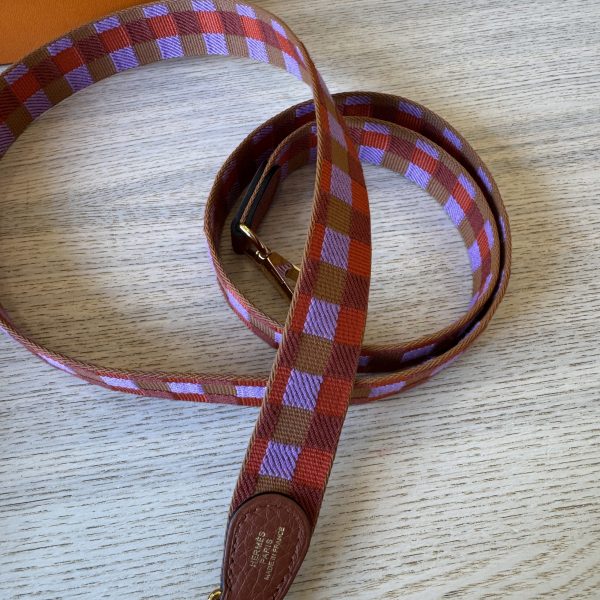 Hermes Taurillon Clemence Maxi Quadrille Evelyne TPM Cuivre